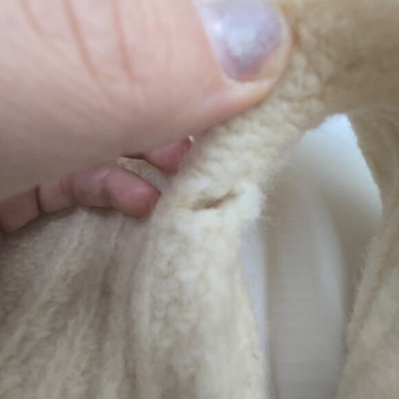 Rare VTG PENDLETON Fisherman’s Knit Shawl Collar Cardigan Sweater 90s Cream SZ M - Picture 6 of 9